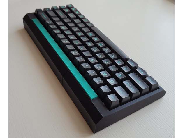 ensayador 68 especial pegajoso worm mount teclado caso funda beaglechristo 3D print model - Mito3D