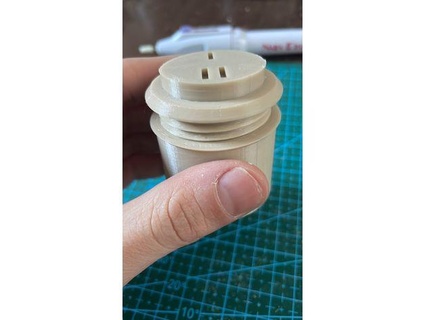 pulsador cisterna 2 botones juventud 3d print model - Mito3D