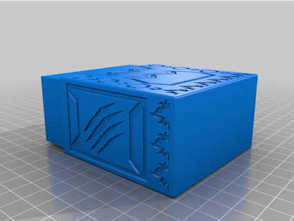mazzo scatola jurrac tema gakourna 3d print model - Mito3D