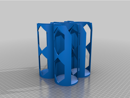 bartesian pod holder stackable raphy3 3d print model - Mito3D