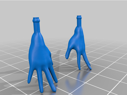 sostituzione mani femmina mostro alto bambole forza risposta 3d print model - Mito3D