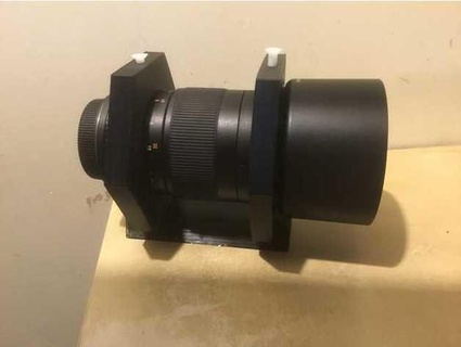 cadaloz kırlangıç kuyruğu adaptör Samyang Rokinon 135mm f2 lens astrokimyacı 3d print model - Mito3D