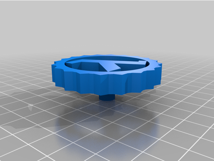 lambda extruder knob wekky 3d print model - Mito3D