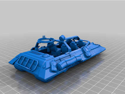 air raft classic style tuaththua 3d print model - Mito3D