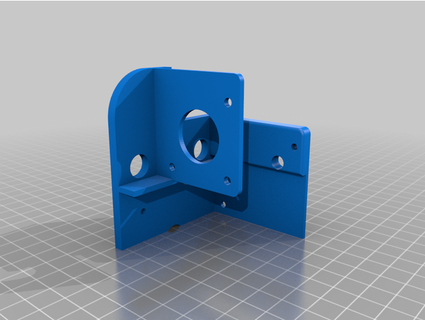 direct drive bmg extruder - fan duct fandres7 7 3d print model - Mito3D