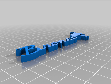 bronco porte clés beub 3d print model - Mito3D