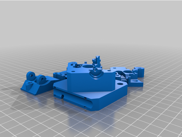 dual dirigir extrusora prusa mini soldado infantaria 3D print model - Mito3D