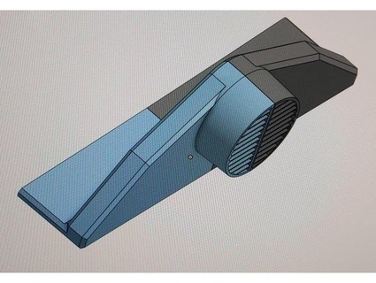 exhaust duct tdigs33 3d print model - Mito3D