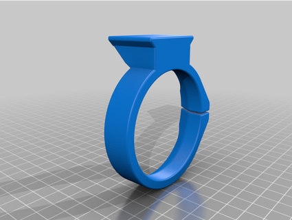 sel70350g lentille collier ouatée 3d print model - Mito3D