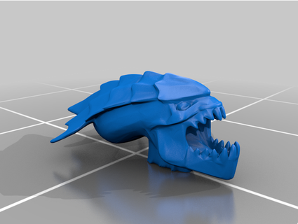 insecto guerrero cabeza grahamdiggins 3d print model - Mito3D