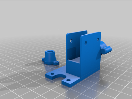 ender 3 v2 filament guide runout sensor bracket cleaner natator 3d print model - Mito3D