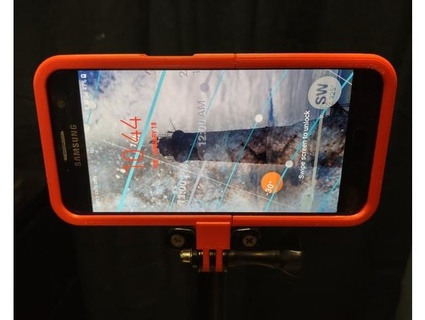 samsung galaxy s7 heavy duty phone case w gopro mount 62d-rock 3d print model - Mito3D