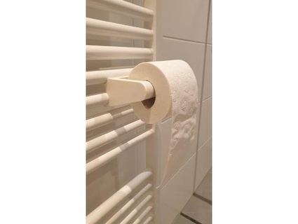 toilette papier titulaire soutien conception radiateur rdl 3d print model - Mito3D