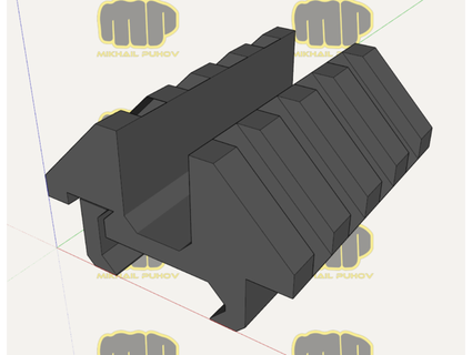base Weber 027 tejedor doble 45 sintonización 3d print model - Mito3D