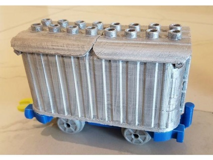lego duplo train remix cargo container edkroket 3d print model - Mito3D
