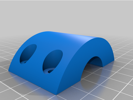 railing clamp raster discs herr-voragend 3d print model - Mito3D