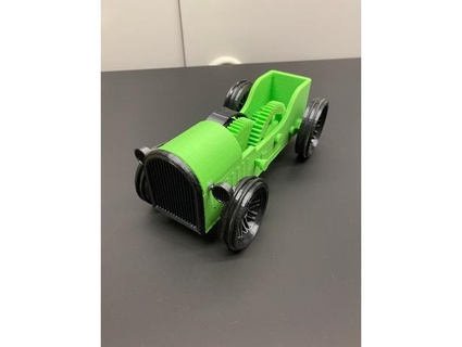windup car rainna 7 3d print model - Mito3D