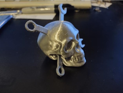 mécanicien crâne logique défectueuse 3d print model - Mito3D