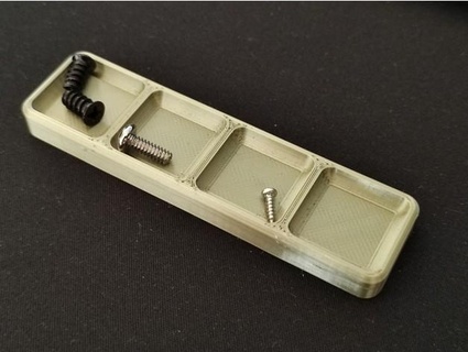 magnetic screw tray pocket mag creatures 3d print model - Mito3D