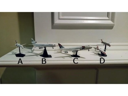 döküm uçak standlar 1 400 ölçek thrt lvl mdnght 3d print model - Mito3D