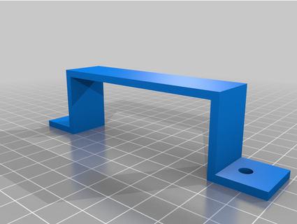 basic simple handle buckeyefatty 3d print model - Mito3D