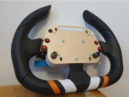 button plate sim racing nve98 3d print model - Mito3D