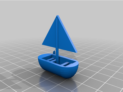 pretty tiny boat mdefino17 3d print model - Mito3D