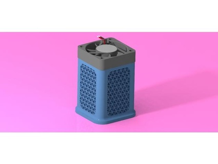 resin carbon filter 40mm boris bovs 3d print model - Mito3D