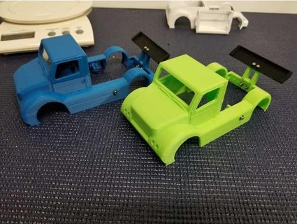 bbr mini yarış kamyon vücut değiştirilmiş byebyeracing 3d print model - Mito3D