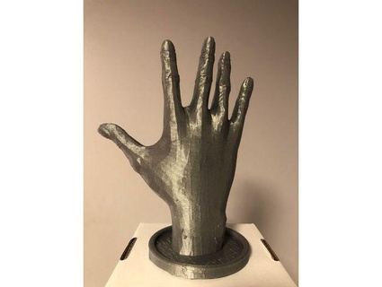 humano Tamanho mão gordo 3d print model - Mito3D
