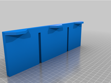 large monitor shelf w front lip tmonty13 3d print model - Mito3D