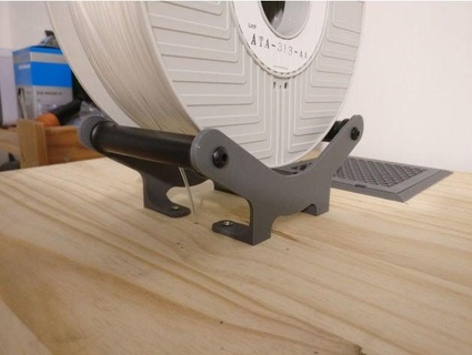 sidewinder x2 filament spool holder virtcs 3d print model - Mito3D