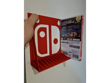 Nintendo Schalter Spiele Aufhänger Stand Mauer Regal emas1 3d print model - Mito3D