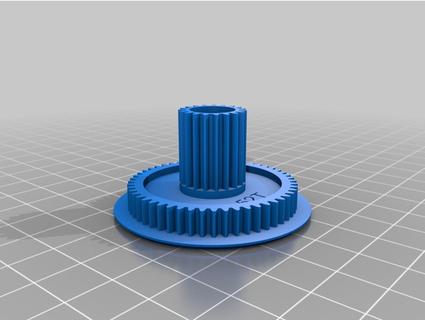 52t spur gear tamiya dt-02 dt-03 build something 3d print model - Mito3D