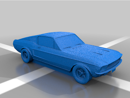 downforce 1970 ford mustang miketron 3d print model - Mito3D