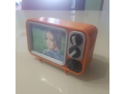 old tv photo frame gustavorezende 3d print model - Mito3D
