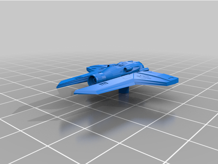Cliquez m3 intercepteur wing dinguschungus 3d print model - Mito3D