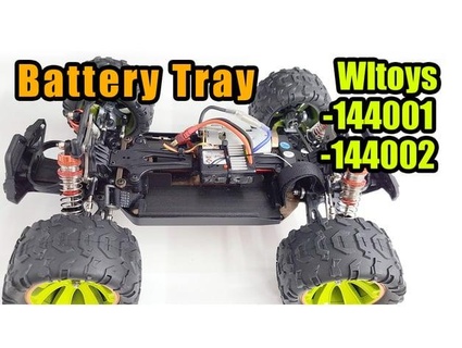 wltoys 144001 & 144002 battery tray ellbc 3d print model - Mito3D