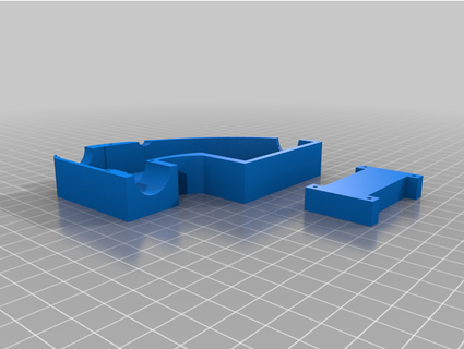piste bleue sens bleu 3d print model - Mito3D