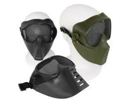 airsoft máscara equipo quitar inferior protector smogrcz 3d print model - Mito3D