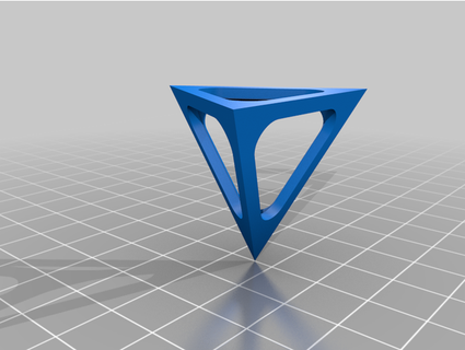 pittura piramide tetraeder pixelnoob 3d print model - Mito3D