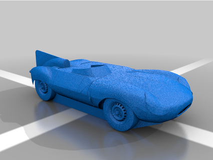 Jaguar type Abtrieb faltig 3d print model - Mito3D