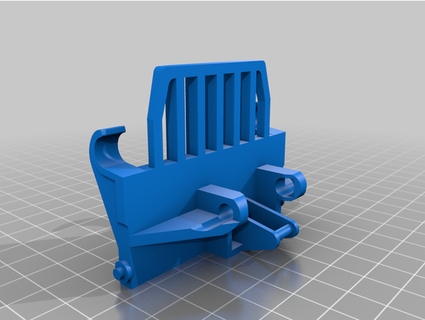 bruder mounting plate cat jlg telehandler steriku 3d print model - Mito3D