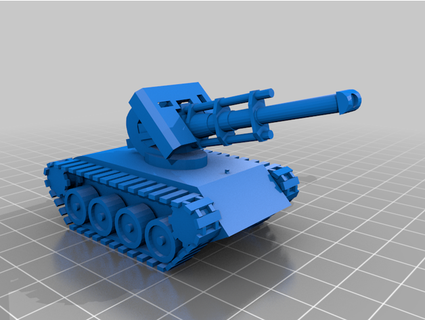 xm-88 artillery tank sonn0853 3d print model - Mito3D