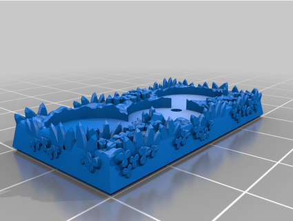 ogre base grassy porblegames 3d print model - Mito3D