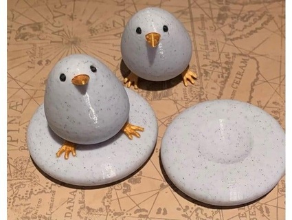 magnético pequeño aves pequeño 3d print model - Mito3D