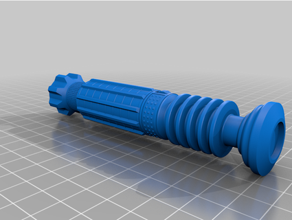 light saber handle chris wentworth 3d print model - Mito3D
