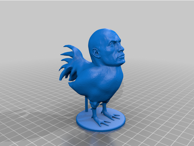 coq Dwayne Roche romaaquatique 3D print model - Mito3D