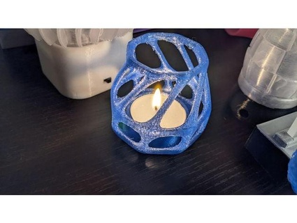 seynali tè candela titolare supporto quarkhaven 3d print model - Mito3D