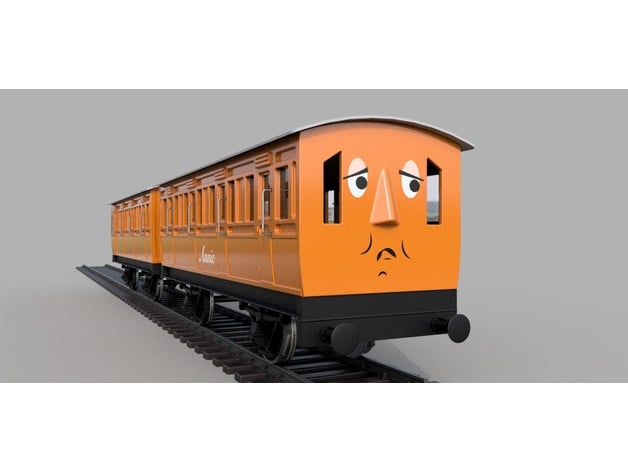 valutare 1 annie clarabel puntello replica tenmille imitazione lb amp scr Stroudley allenatore treni jamo 3D print model - Mito3D